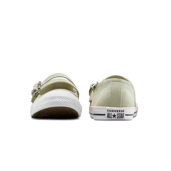 Woman's Shoes Converse Chuck Taylor All Star Dainty Mary Jane Ballet OLIVE 10 - Picture 13 of 13